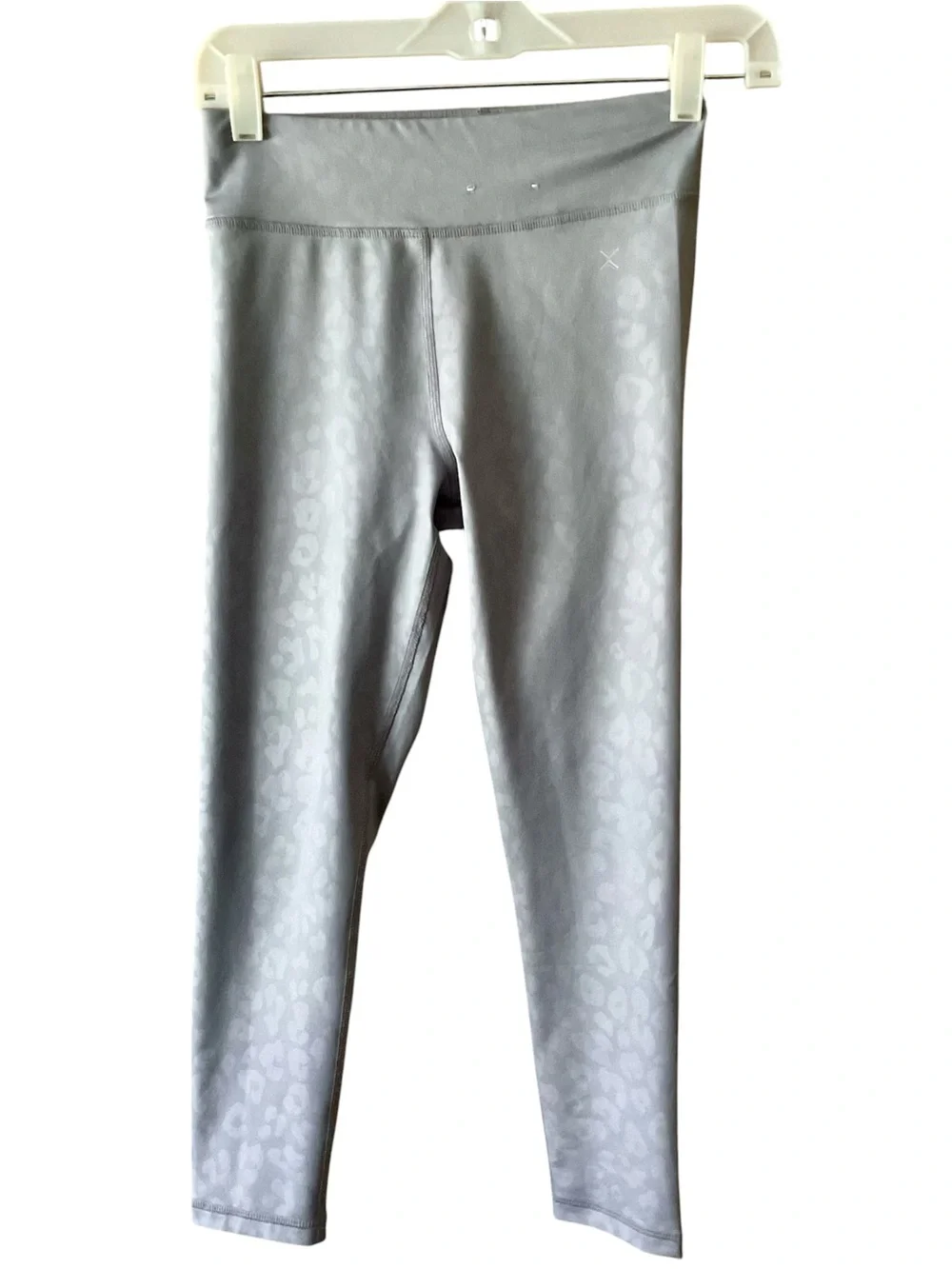 Xersion Gray Leopard-Print Girls' Active Leggings